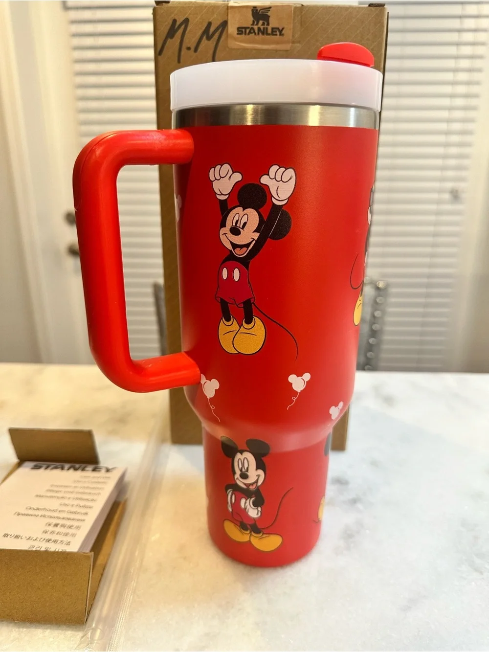 Stanley Disney Mickey Mouse Red 40oz Quencher H20 Tumbler - Picture 4 of 14